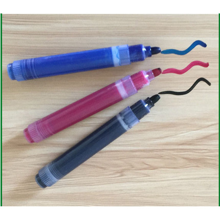 成膜型白板笔哑光专用可擦写儿童无毒黑色红色蓝色彩色可加墨水