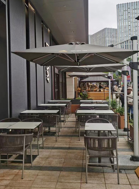 享晴 餐厅外摆遮阳伞咖啡厅太阳伞室外伞庭院伞sunbrella户外伞