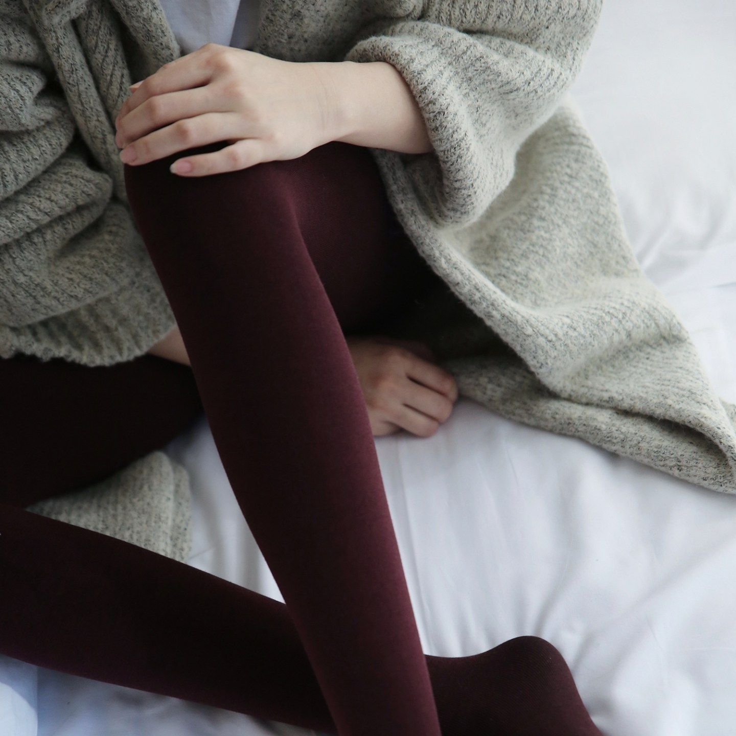 加厚绒高腰收腹连裤袜女保暖显瘦