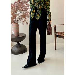 休闲百搭直筒裤女经典版型修饰腿型高腰设计显高挑通勤日常皆适宜