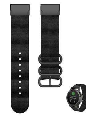 适用Gramin佳明EPIX易耐时DLC手表gen2尼龙运动透气快拆手表带