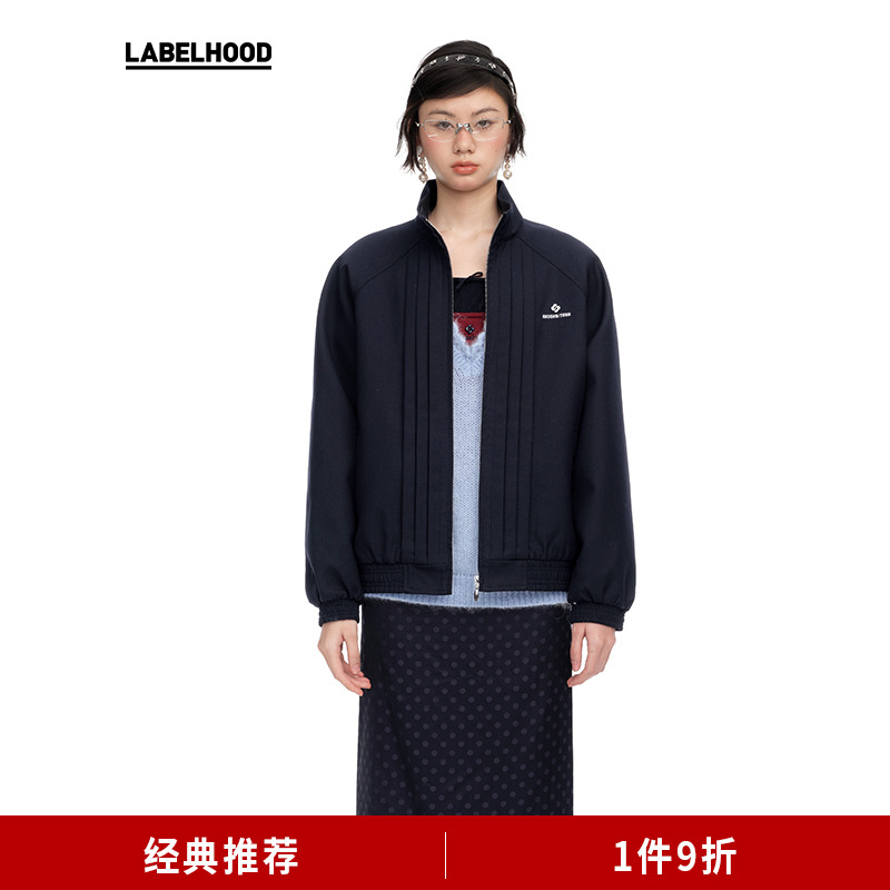 SHUSHUTONG塔克边饰宽松外套