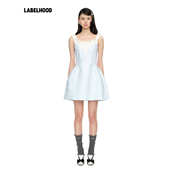 裙子 女装 SHUSHUTONG 蕾虎潮流拼接花边领连衣裙2026早春新款