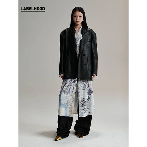 秋季皮西装LABELHOOD上衣外套
