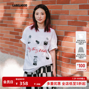 男女同款 上衣 新款 百搭潮流字母T恤2025夏季 LABELHOOD 蕾虎時尚