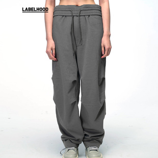 蕾虎设计感双腰头卫裤 FEU DANS labelhood 装 套装 双头拉链开衫