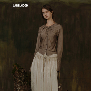 MUTEDANCE 上衣长款 蕾虎优雅中式 女装 精致 BLOUSE2025秋冬新款