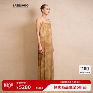 吊带ANAYADRESS女装 蕾虎设计感简约复古中式 WANG 裙子春夏 UMA