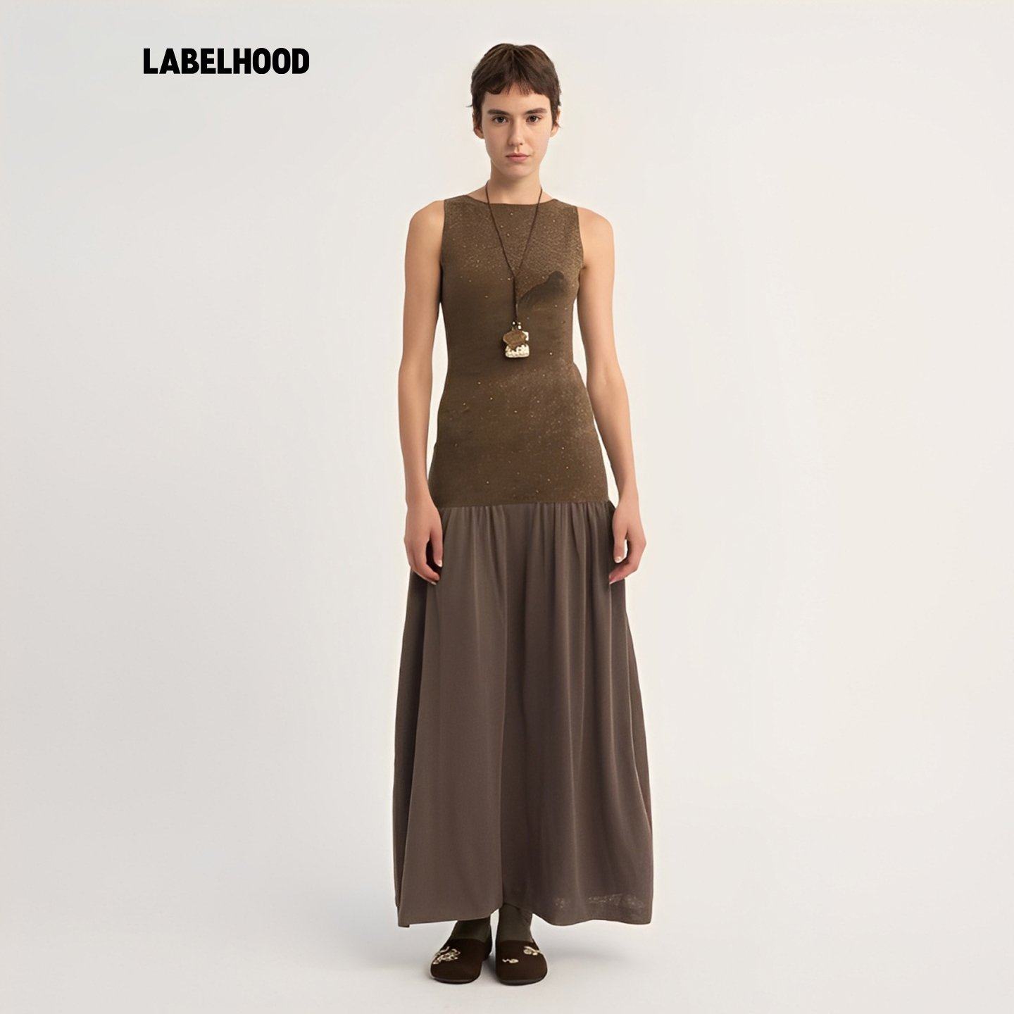 SWAYING提花背心长裙