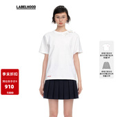 SALE SHUSHUTONG 蕾虎珠片花饰T恤秋冬时尚 百搭女装 上衣