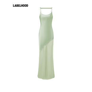 女装 欧阳娜娜同款 蕾虎优雅真丝连衣裙2025秋冬新款 Waag Oude