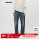 百搭春夏气质女裤 蕾虎DENIMTAPER丹宁水洗锥形牛仔裤 子 Liegee