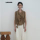 T恤 女装 LAMRONS 蕾虎简约潮流飘带帷幔上衣2026早春新款