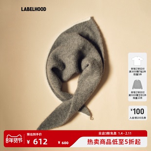 【MARCHEN】蕾虎百搭秋冬新品雪融三角巾保暖围巾时尚个性女围脖