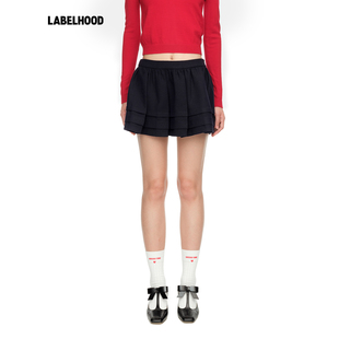 【SHUSHUTONG】蕾虎简约潮流塔克褶裥半裙2026早春新款女装裙子