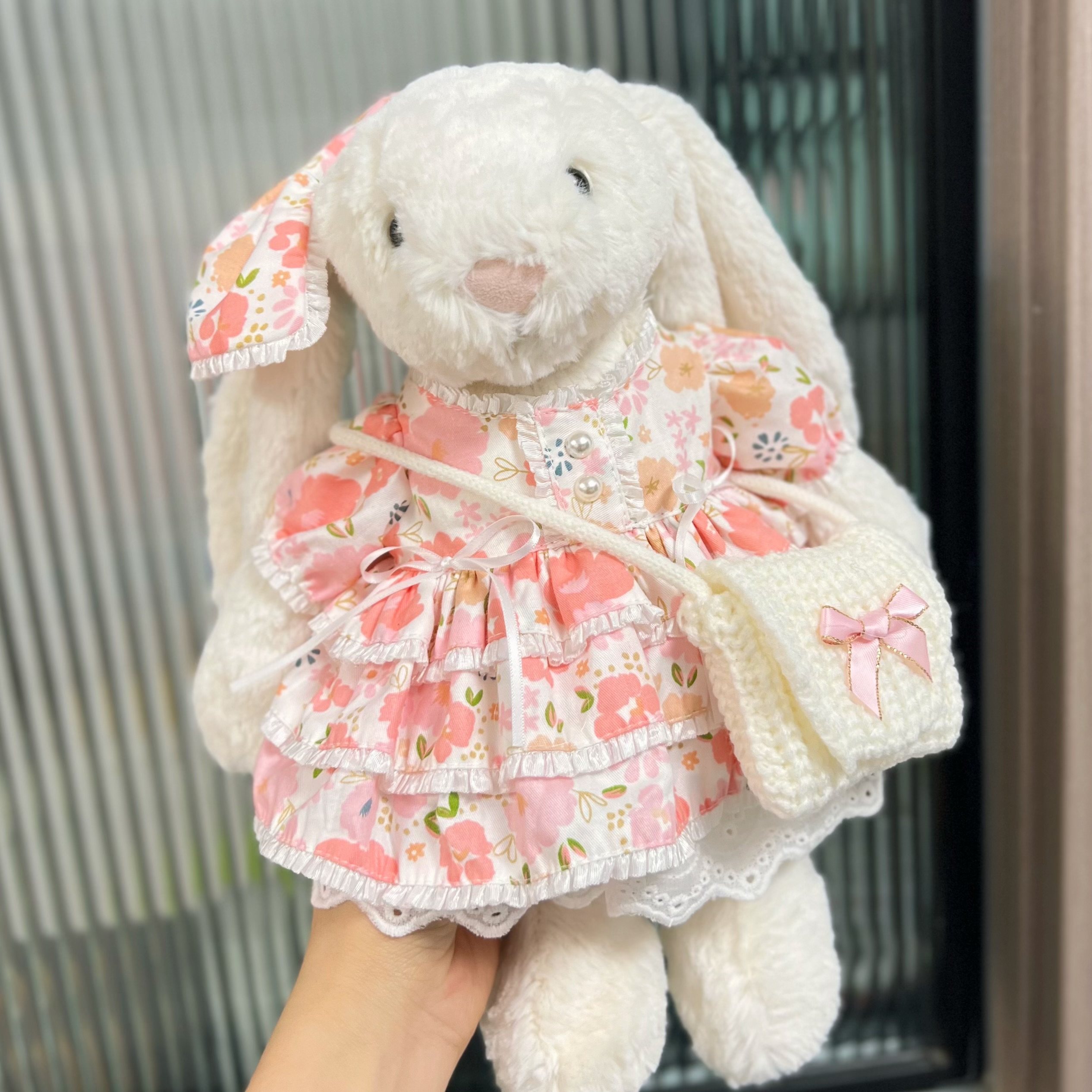 Jelly&cat邦尼兔31cm36cm兔子衣服可爱裙子套装毛绒公仔娃衣着替图片