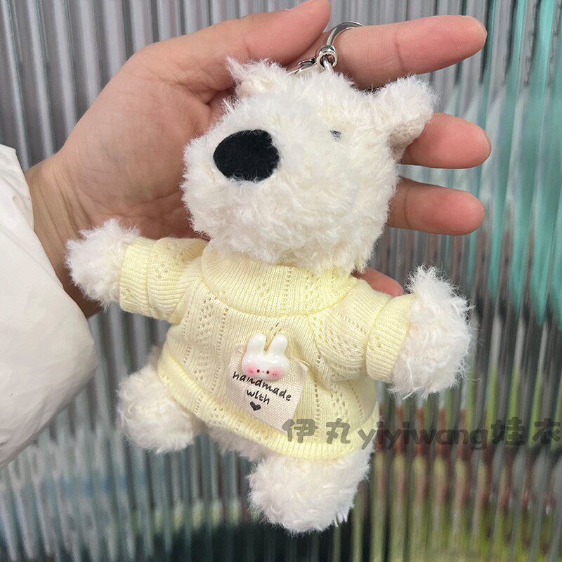 适用于jellycat西高地挂件可爱衣服little小狗T恤毛衣围巾娃衣