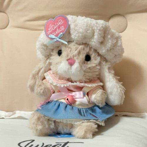小红书同款Jellycatyummy美味兔衣服甜美小兔可爱连衣裙帽子娃衣