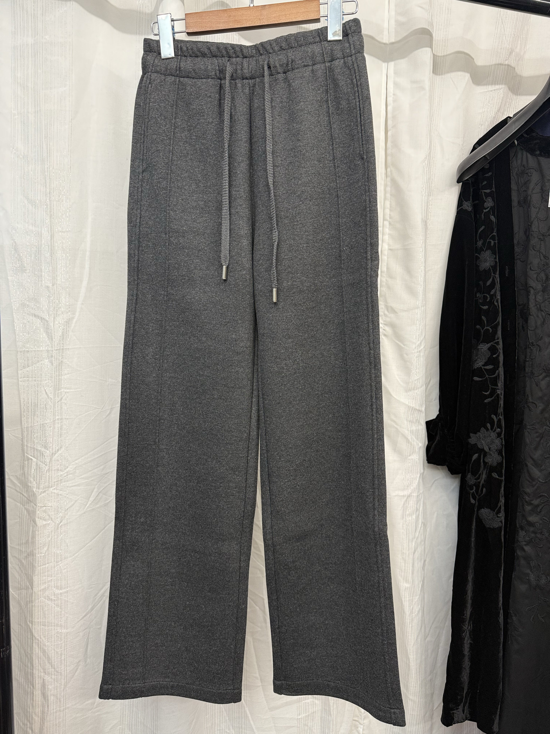 推荐 直筒版型好加厚显瘦休闲裤/直接拍付收货退运 含羊毛