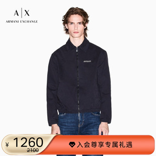男复古翻领底特律短工装 阿玛尼秋冬新款 夹克外套 EXCHANGE ARMANI