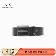 【新年礼物】ARMANI EXCHANGE/阿玛尼秋冬新款男士老钱风针扣腰带