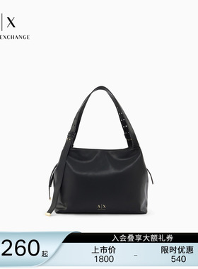 【礼物】ARMANI EXCHANGE/阿玛尼春夏新款女可调节手提单肩托特包