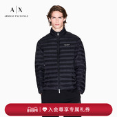 EXCHANGE 阿玛尼冬季 新款 ARMANI 男士 90白鸭绒立领绗缝羽绒服外套