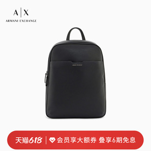 ARMANI EXCHANGE/阿玛尼春夏新款男拉链长方形商务通勤手提双肩包