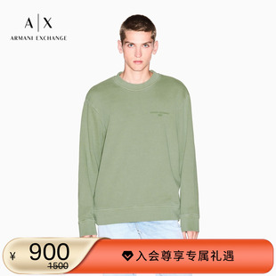 新款 阿玛尼冬季 男套头宽松运动重磅情侣圆领卫衣 EXCHANGE ARMANI