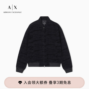 短款 ARMANI 男士 阿玛尼春夏新款 棒球领轻薄牛仔棉服外套 EXCHANGE
