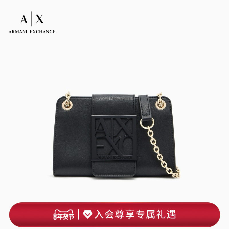 【新年礼物】ARMANI EXCHANGE/阿玛尼女士多卡位商务单肩斜挎包,箱包皮具/热销女包/男包,通用款女包,淘宝优惠券,粉丝福利购,淘宝优惠卷