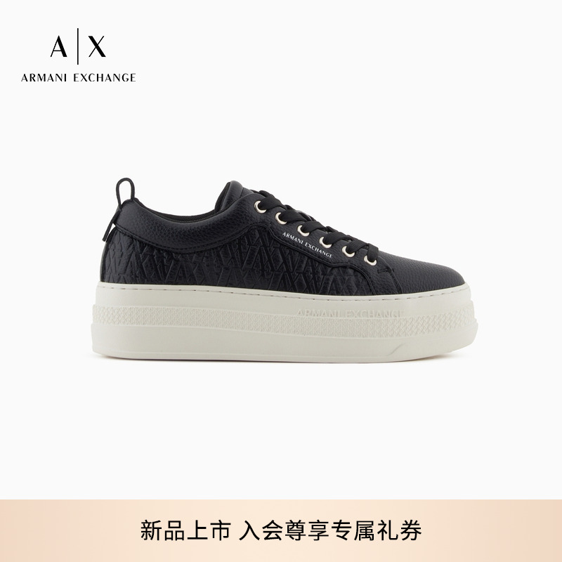 AX/阿玛尼女士厚底增高休闲鞋
