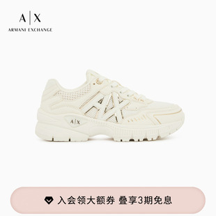 女士网面拼接厚底休闲鞋 阿玛尼26年春夏新款 官方 EXCHANGE ARMANI