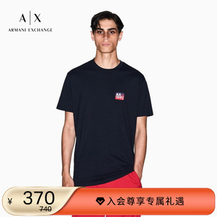 EXCHANGE 新年纯棉圆领短袖 阿玛尼冬季 男士 刺绣T恤 新款 ARMANI