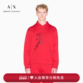 新款 马年男连帽重磅卫衣 EXCHANGE 阿玛尼春季 新年礼物 ARMANI
