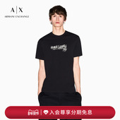 纯棉短袖 ARMANI 正肩印花T恤 新款 男士 EXCHANGE 阿玛尼26年春季