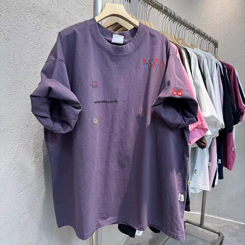 奥特莱斯~品牌外贸专柜剪标捡漏夏季新款印花短袖T恤男女同款2026