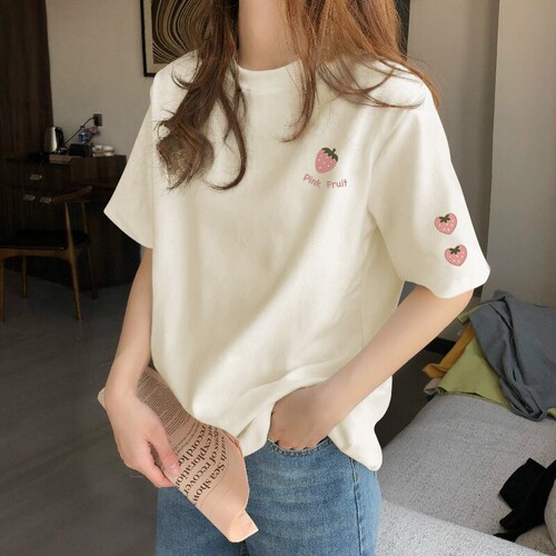 奥特莱斯~品牌折扣捡漏简约新款夏季男女休闲百搭印花短袖t恤2026
