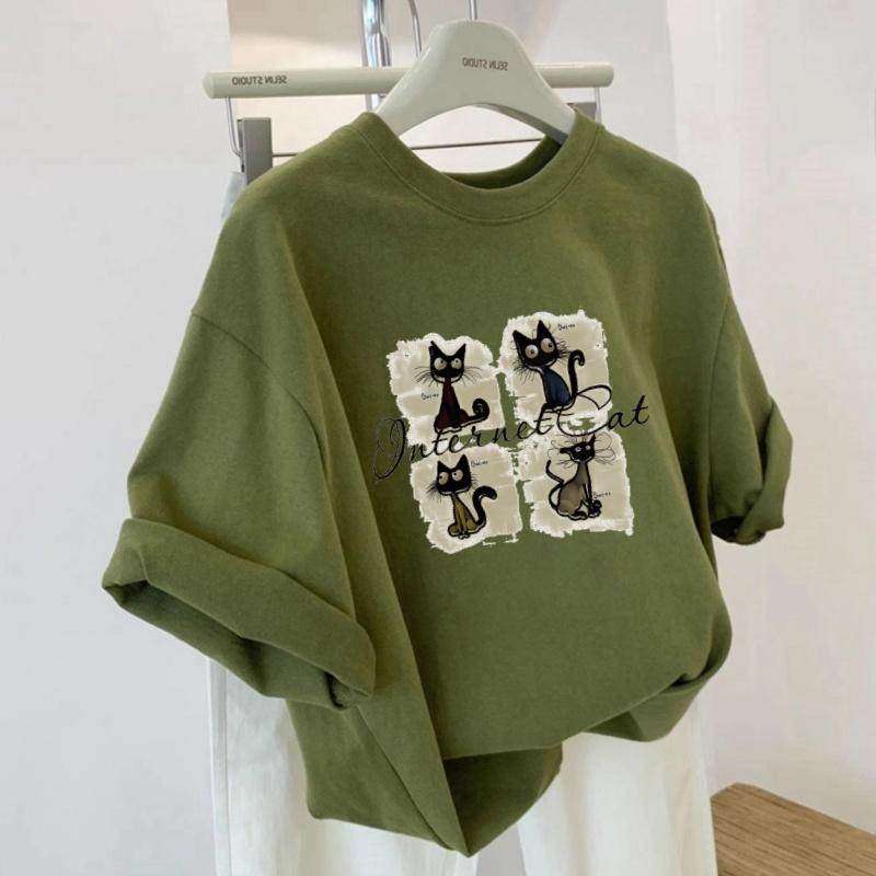 奥特莱斯~品牌折扣捡漏男女同款印花短袖t恤春夏百搭新款半袖上衣,男装,时尚防晒服,淘宝优惠券,粉丝福利购,淘宝优惠卷