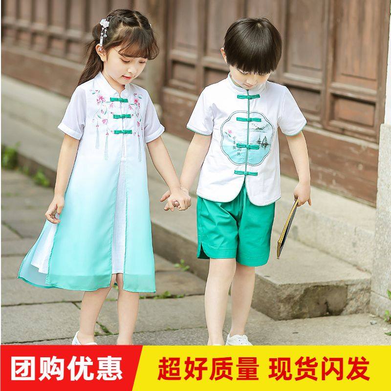 儿童演出服学生班服汉服毕业服