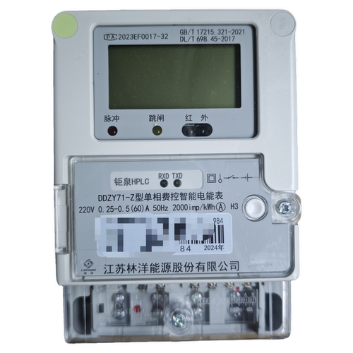 江苏林洋 DDZY71-Z 智能电表高精度液晶 出租屋家用电能表220V