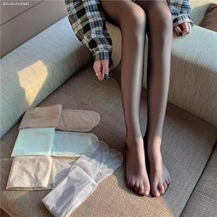 珠光袜超薄款脚尖透明水晶丝袜短袜女士夏季超薄款隐形防勾丝袜子