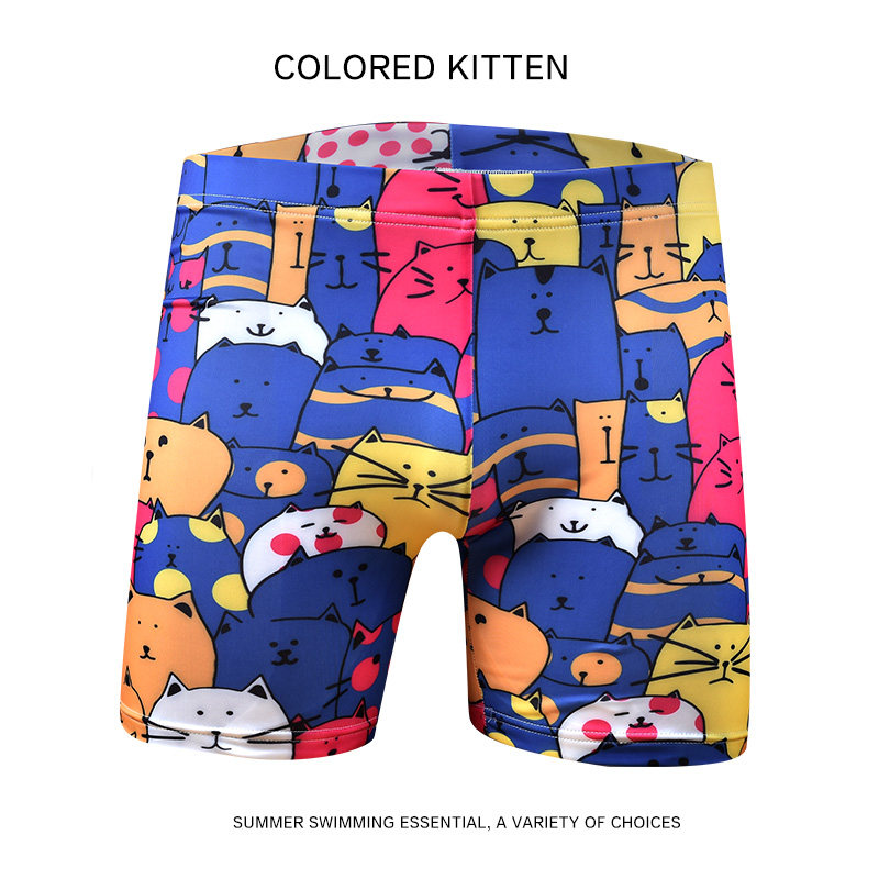 男士温泉大码泳裤速干漫画游泳裤时尚海边平角学生泳衣游泳装备潮|ruв категории движение/йога/фитнес/фанаты товаров, плавание, плавки - от Buy2taobao.com для оказания профессиональной услуги покупки агента Taobao