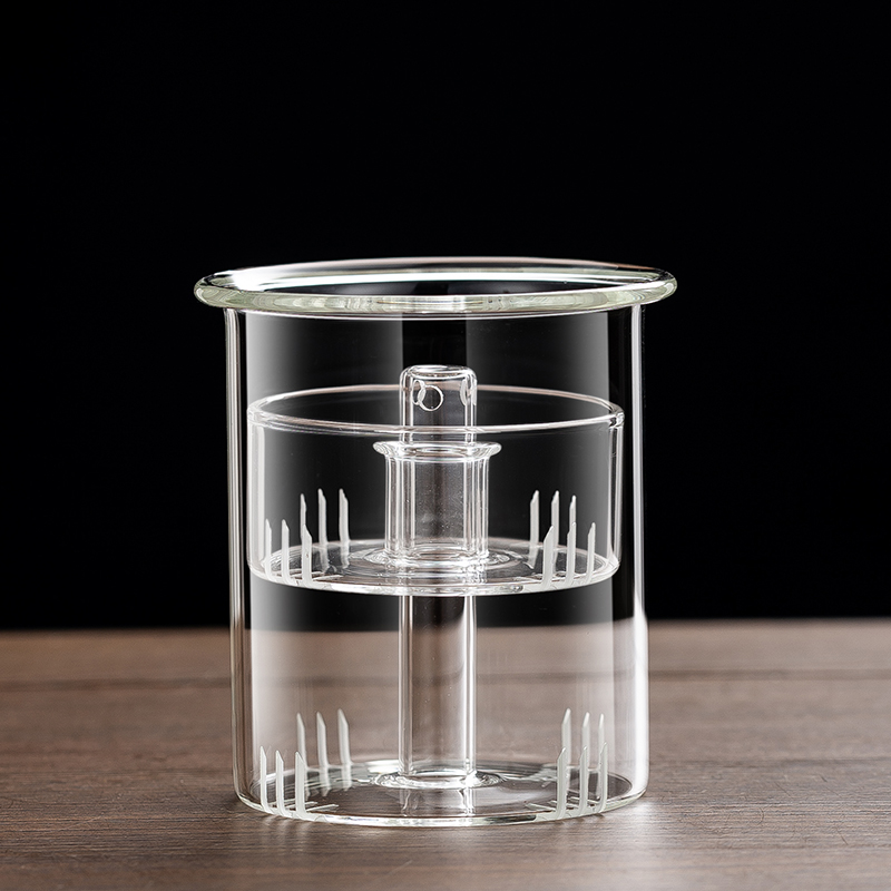 玻璃壶蒸煮一体内胆配件盖子壶盖煮茶壶茶漏零配茶漏耐高温茶隔