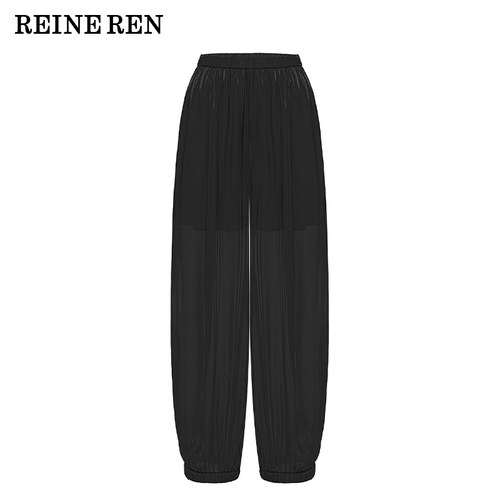 REINEREN任茜设计师款2026春夏新款垂坠飘逸感气球裤