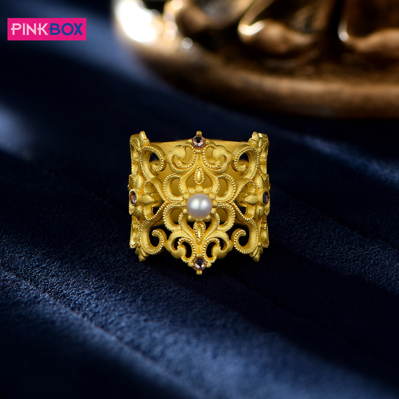 PINKBOX手工原创黄金戒指