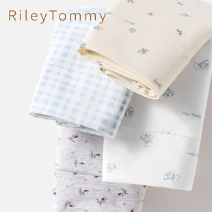 中低腰女生加长裆抑菌透气三角短裤 英国Riley Tommy少女纯棉内裤