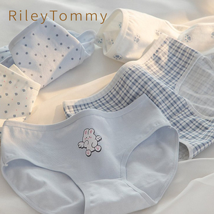 中腰女孩卡通全棉裆舒适透气三角裤 英国Riley Tommy少女纯棉内裤