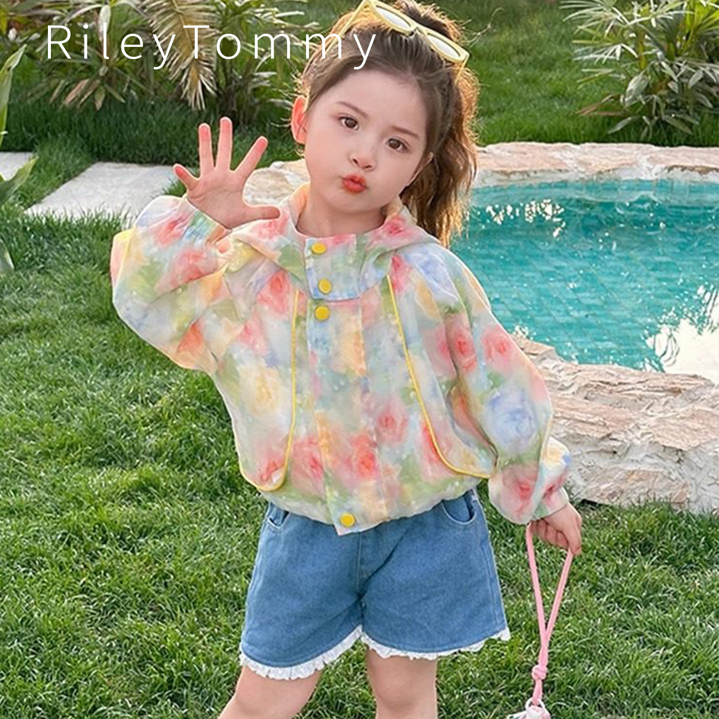 英国RileyTommy女童防晒衣防紫外线2026新款儿童夏季薄款宝宝外套,童装/婴儿装/亲子装,儿童皮肤衣/防晒衣,淘宝优惠券,粉丝福利购,淘宝优惠卷