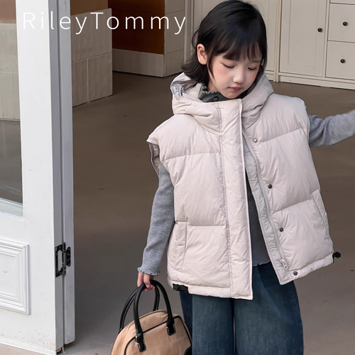 英国RileyTommy冬季羽绒马甲女童
